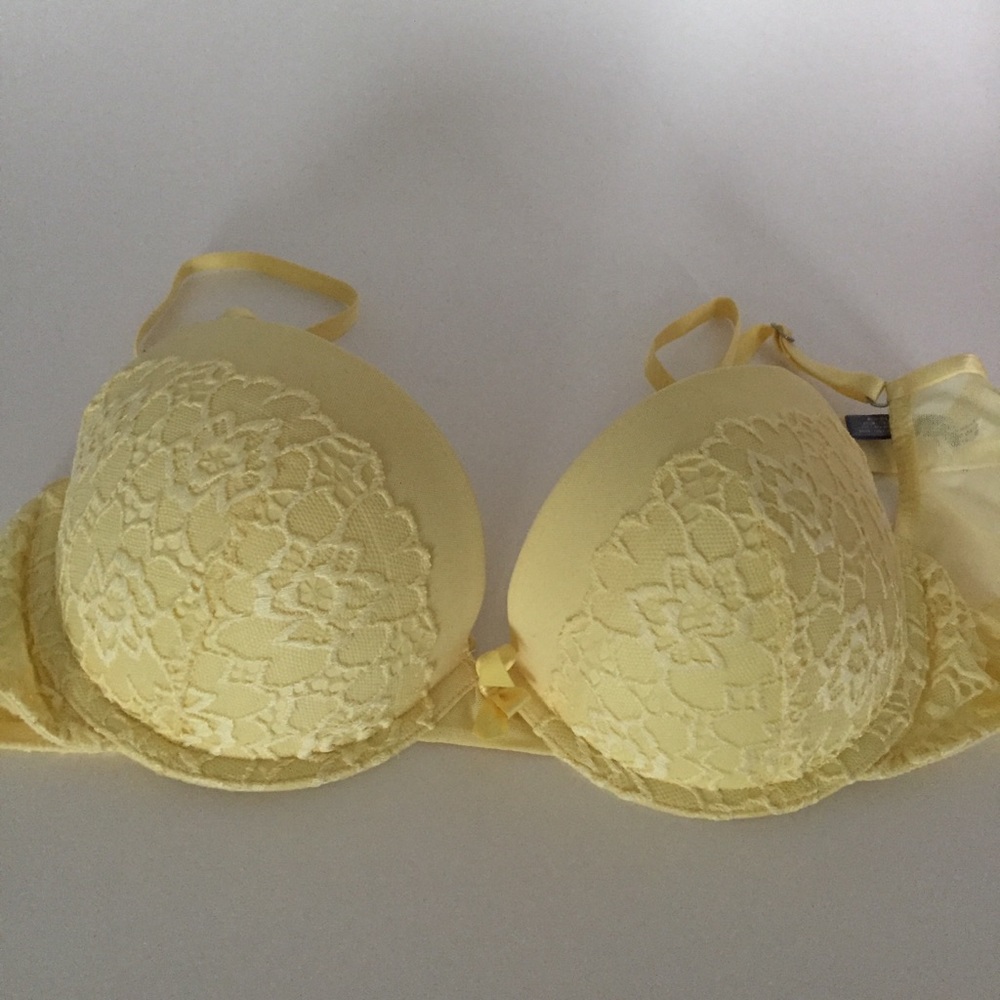 Aerie Yellow Ella Lace Bra